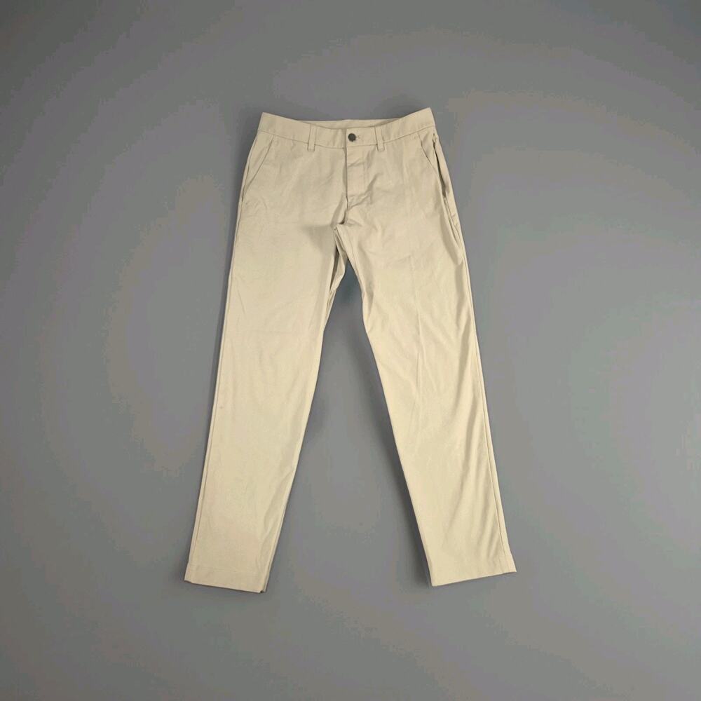 Lululemon ABC 5 Pocket Pant Men's Warpstreme Size 30 Slim Tapered Trench Beige